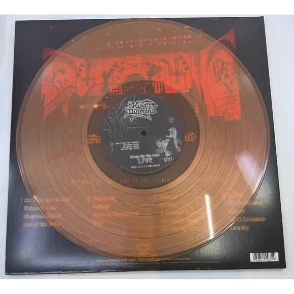 King Diamond - Songs For The Dead Live 12" Transparent Vinyl 2018 Metal Blade - Picture 3 of 6